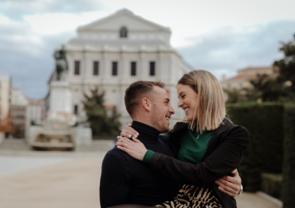 marriage proposal at royal palace in madrid